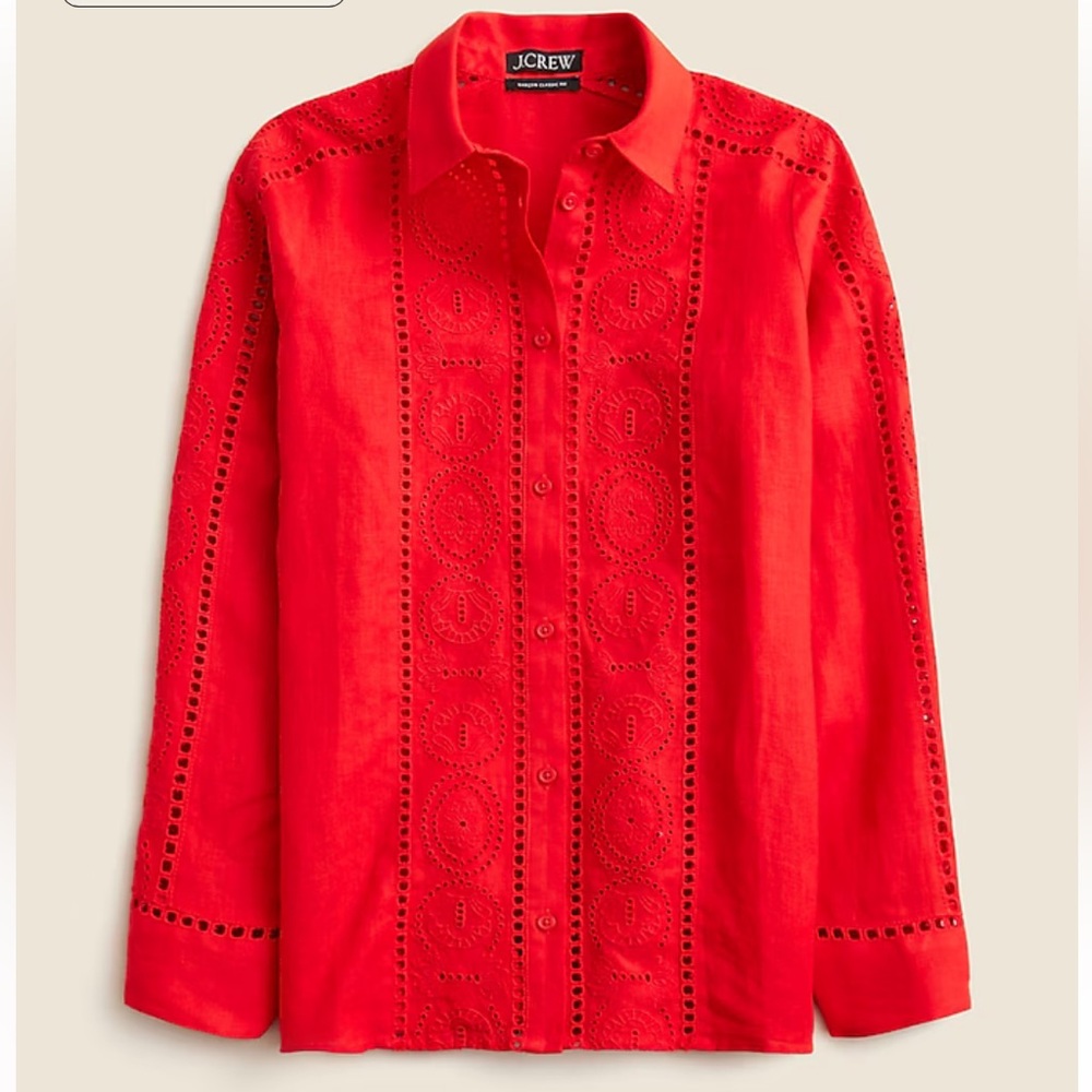 J. Crew 100% Linen Shirt